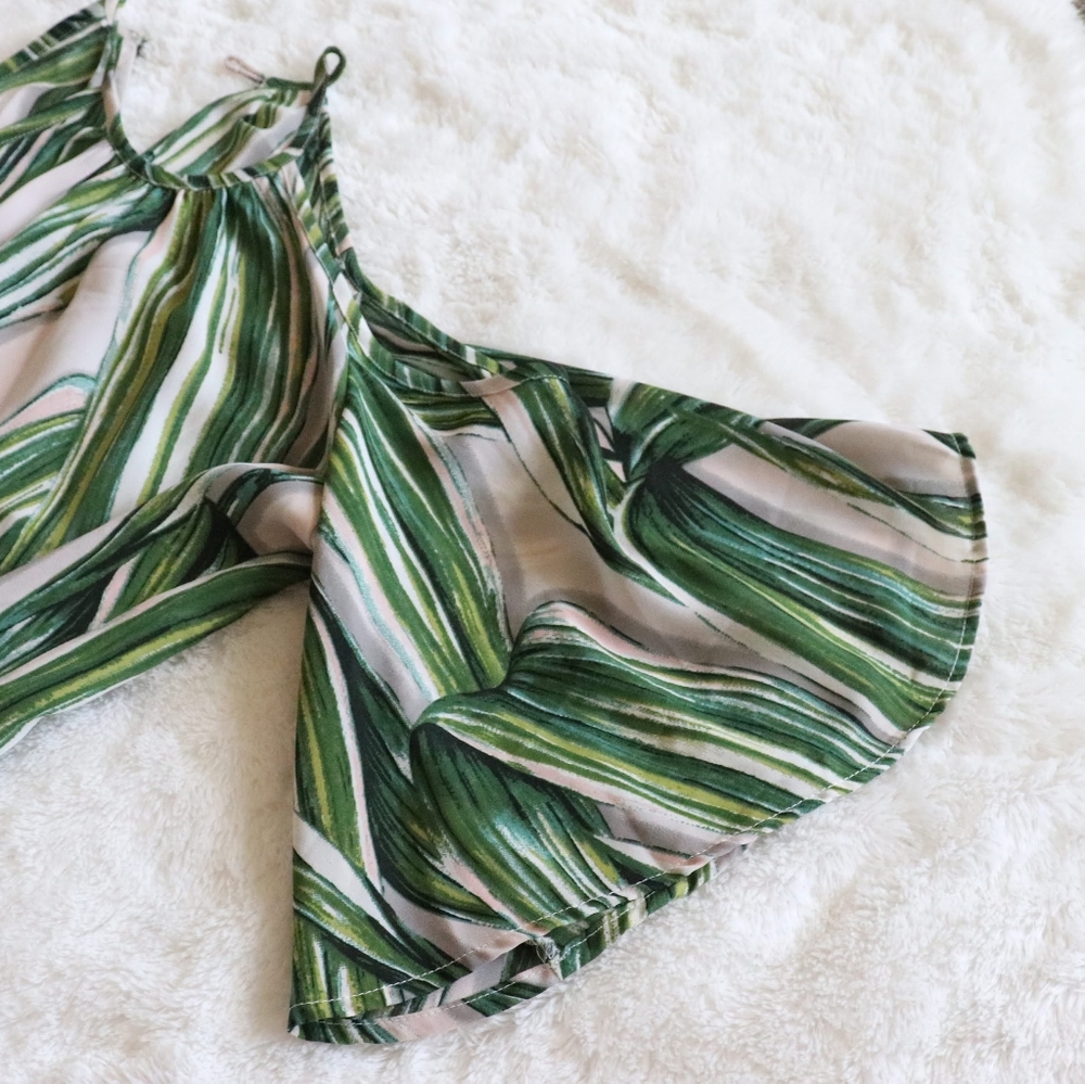 Japna Palm Leaf off the sholder top - Picture 4 of 6